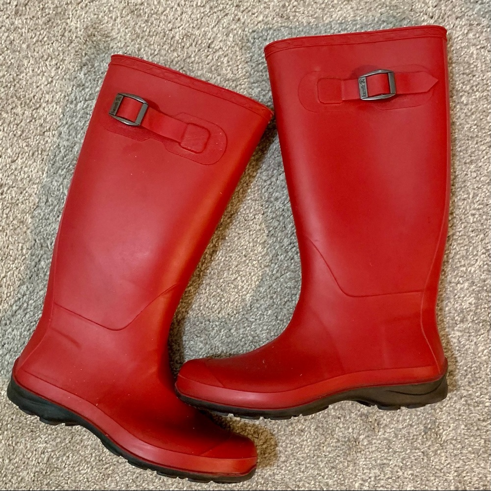 Kamik rain boots - red